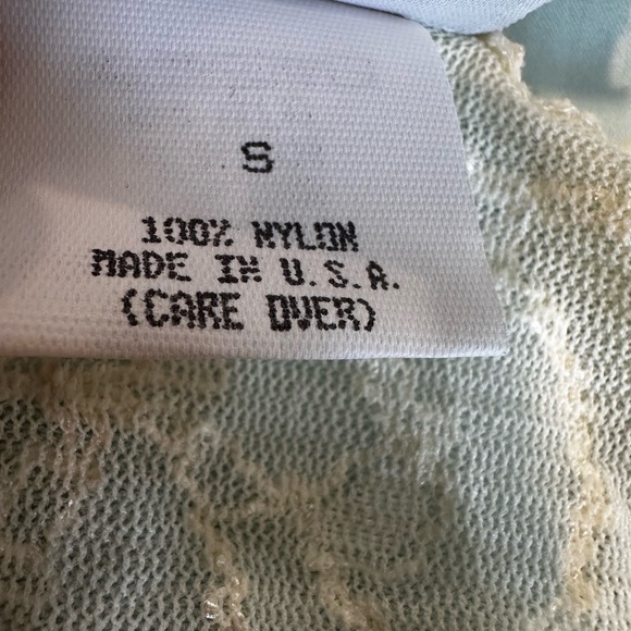 NWT Women’s Small Coldwater Creek Lace Sweetheart Neckline Long Sleeve Blouse. - Picture 9 of 10